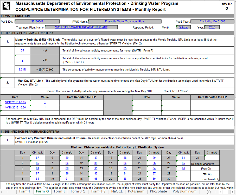 XLReporter Regulatory reports are readily downloadable from the States web site